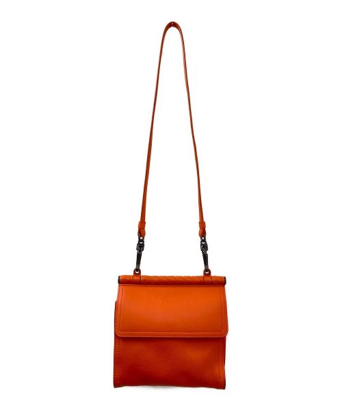 BOTTEGA VENETA（ボッテガベネタ）BOTTEGA VENETA (ボッテガベネタ) ミニショルダーバッグ オレンジの古着・服飾アイテム