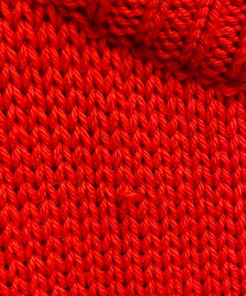 CELINE（セリーヌ）CELINE (セリーヌ) オーバーサイズピエロニット レッド サイズ:XSの古着・服飾アイテム