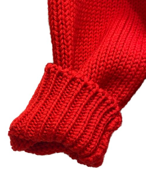 CELINE（セリーヌ）CELINE (セリーヌ) オーバーサイズピエロニット レッド サイズ:XSの古着・服飾アイテム