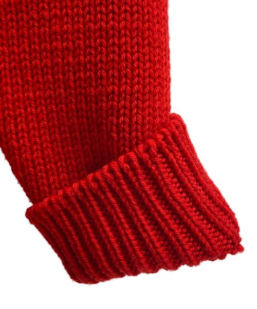 CELINE（セリーヌ）CELINE (セリーヌ) オーバーサイズピエロニット レッド サイズ:XSの古着・服飾アイテム