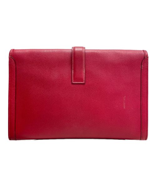 HERMES（エルメス）HERMES (エルメス) クラッチバッグ レッド サイズ:-の古着・服飾アイテム