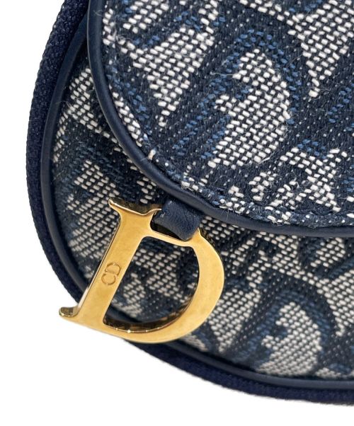 Christian Dior（クリスチャン ディオール）Christian Dior (クリスチャン ディオール) サドルコスメポーチ ネイビー サイズ:-の古着・服飾アイテム