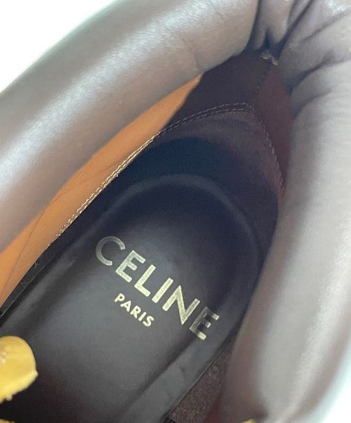 CELINE（セリーヌ）CELINE (セリーヌ) KURT2 ハイ レースアップブーツ ベージュ サイズ:39の古着・服飾アイテム