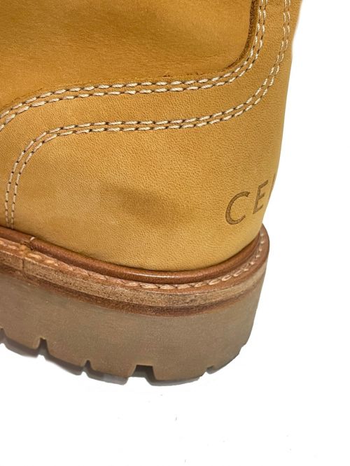 CELINE（セリーヌ）CELINE (セリーヌ) KURT2 ハイ レースアップブーツ ベージュ サイズ:39の古着・服飾アイテム