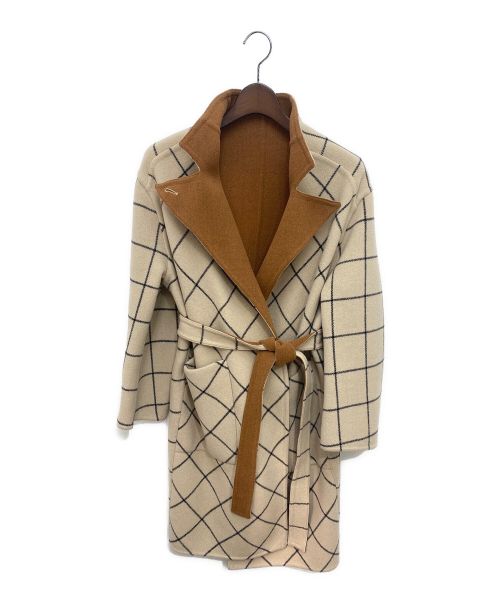 LOUIS VUITTON（ルイ ヴィトン）LOUIS VUITTON (ルイ ヴィトン) リバーシブルコート ベージュ サイズ:38の古着・服飾アイテム