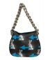 PRADA (プラダ) ラビットアローチェーンバッグ ブラック×ブルー サイズ:-：45800円