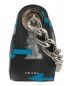 中古・古着 PRADA (プラダ) ラビットアローチェーンバッグ ブラック×ブルー サイズ:-：45800円