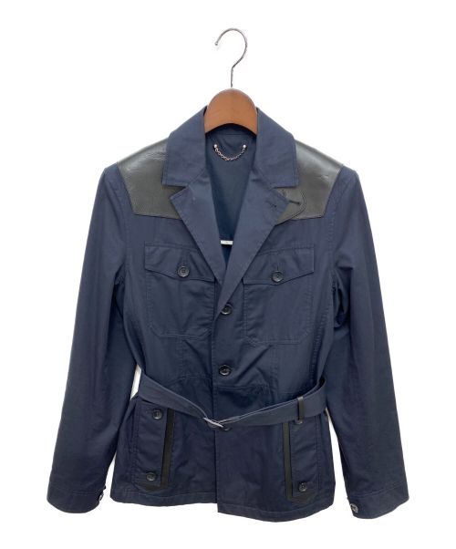 LOUIS VUITTON（ルイ ヴィトン）LOUIS VUITTON (ルイ ヴィトン) ミリタリージャケット ネイビー サイズ:44の古着・服飾アイテム