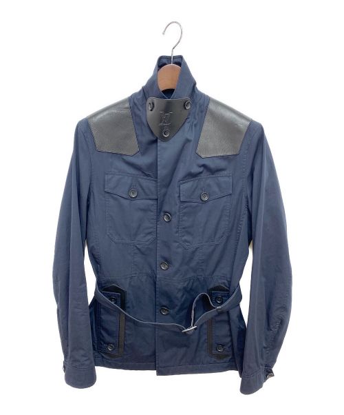 LOUIS VUITTON（ルイ ヴィトン）LOUIS VUITTON (ルイ ヴィトン) ミリタリージャケット ネイビー サイズ:44の古着・服飾アイテム