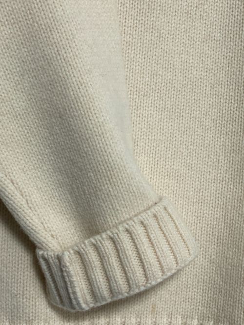 MONCLER（モンクレール）MONCLER (モンクレール) ニット アイボリー サイズ:2の古着・服飾アイテム