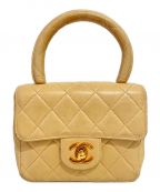 CHANELシャネル）の古着「ミニハンドバッグ」｜ベージュ