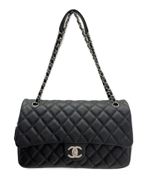 CHANEL（シャネル）CHANEL (シャネル) シングルフラップマトラッセ ブラック サイズ:32の古着・服飾アイテム
