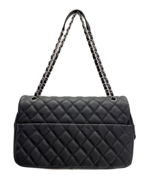 CHANEL（シャネル）CHANEL (シャネル) シングルフラップマトラッセ ブラック サイズ:32の古着・服飾アイテム