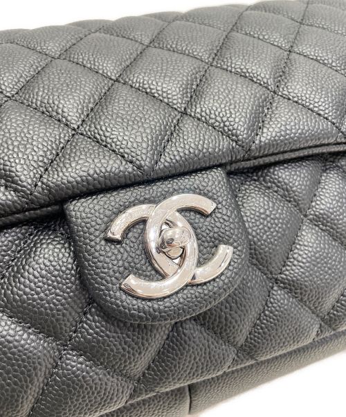 CHANEL（シャネル）CHANEL (シャネル) シングルフラップマトラッセ ブラック サイズ:32の古着・服飾アイテム