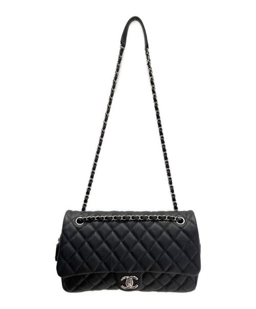 CHANEL（シャネル）CHANEL (シャネル) シングルフラップマトラッセ ブラック サイズ:32の古着・服飾アイテム