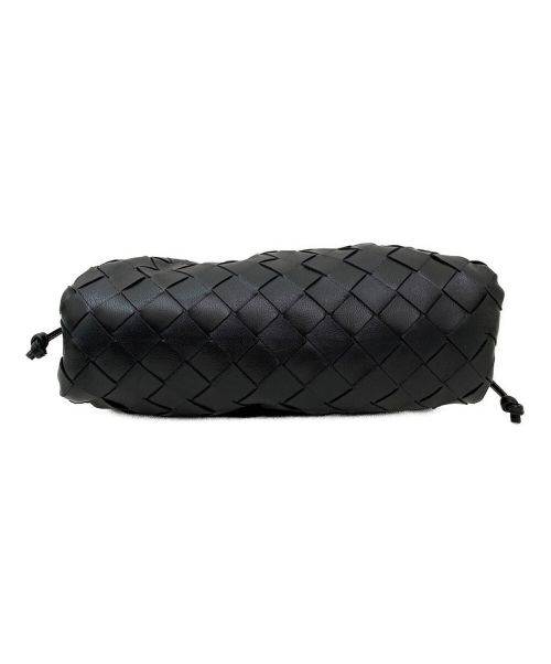 BOTTEGA VENETA（ボッテガベネタ）BOTTEGA VENETA (ボッテガベネタ) イントレチャートミニザポーチ ブラック サイズ:-の古着・服飾アイテム