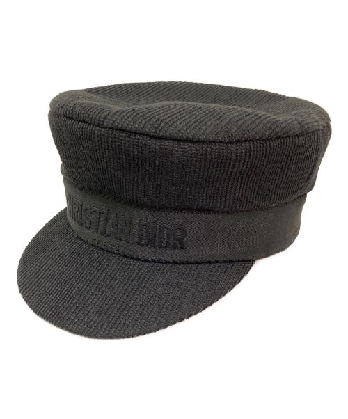 Christian Dior（クリスチャン ディオール）Christian Dior (クリスチャン ディオール) キャスケット ブラック サイズ:56の古着・服飾アイテム