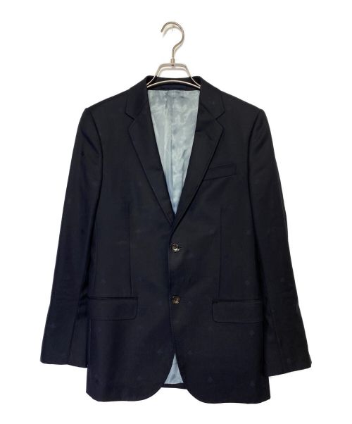 GUCCI（グッチ）GUCCI (グッチ) BEE MOTIF SUIT ネイビー サイズ:7 44Rの古着・服飾アイテム