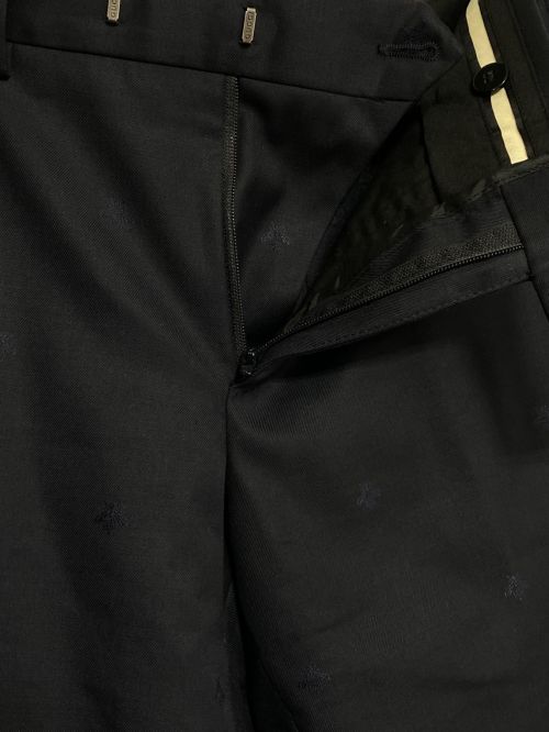GUCCI（グッチ）GUCCI (グッチ) BEE MOTIF SUIT ネイビー サイズ:7 44Rの古着・服飾アイテム