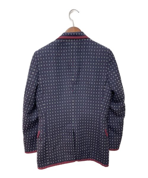 GUCCI（グッチ）GUCCI (グッチ) セットアップスーツ ネイビー×ボルドー サイズ:44の古着・服飾アイテム