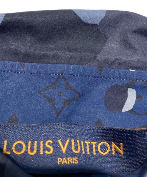 LOUIS VUITTON（ルイ ヴィトン）LOUIS VUITTON (ルイ ヴィトン) 総柄シャツ ブルー サイズ:Sの古着・服飾アイテム