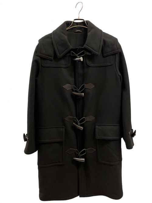 HERMES（エルメス）HERMES (エルメス) カシミヤ×ウールトグルダッフルコート ブラック サイズ:48の古着・服飾アイテム
