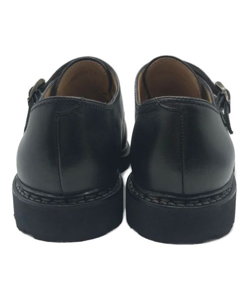 PARABOOT（パラブーツ）PARABOOT (パラブーツ) ダブルモンクストラップシューズ ブラック サイズ:6 1/2の古着・服飾アイテム