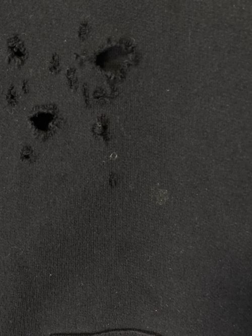 BALENCIAGA（バレンシアガ）BALENCIAGA (バレンシアガ) DESTROYED HOODIE ブラック サイズ:XSの古着・服飾アイテム