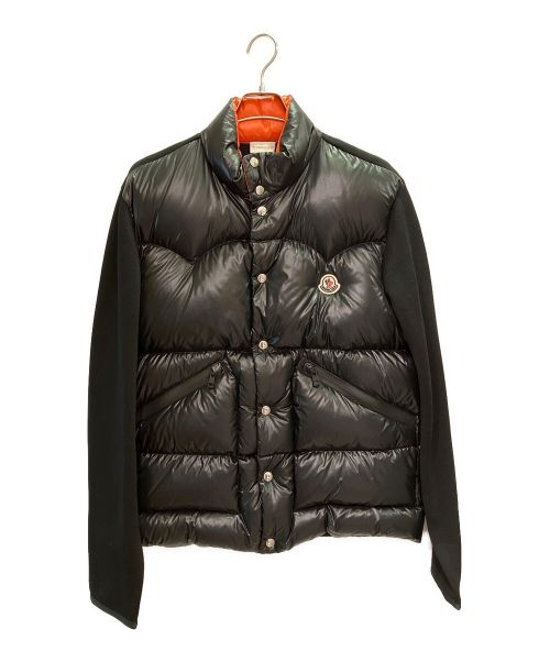 MONCLER（モンクレール）MONCLER (モンクレール) 袖切替ダウンジャケット ブラック サイズ: XXLの古着・服飾アイテム