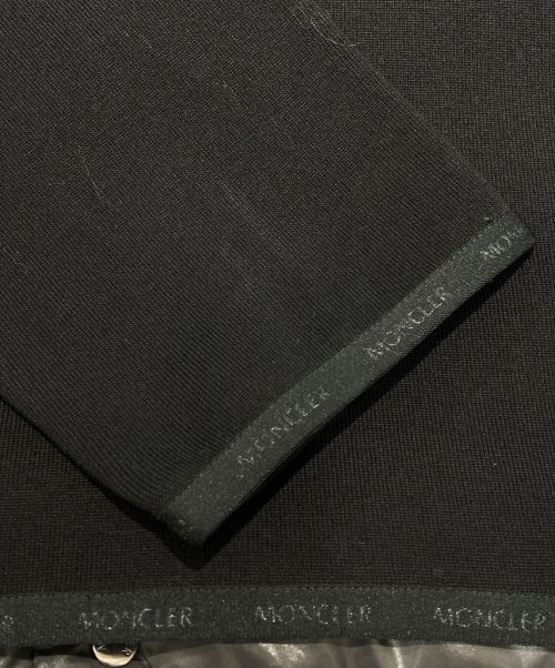 MONCLER（モンクレール）MONCLER (モンクレール) 袖切替ダウンジャケット ブラック サイズ: XXLの古着・服飾アイテム