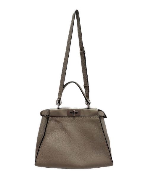 FENDI（フェンディ）FENDI (フェンディ) ピーカブー グレー サイズ:ミディアムの古着・服飾アイテム