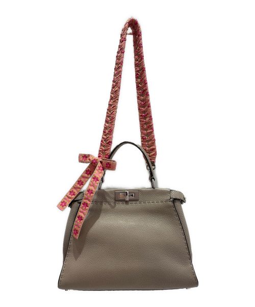 FENDI（フェンディ）FENDI (フェンディ) ピーカブー グレー サイズ:ミディアムの古着・服飾アイテム