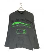 BALENCIAGAバレンシアガ）の古着「Rib Crewneck」｜グリーン