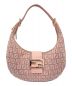 FENDI（フェンディ）の古着「ズッキーノ ハンドバッグ」｜ピンクベージュ