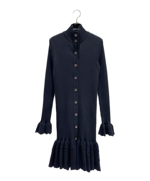 CHANEL（シャネル）CHANEL (シャネル) ニットワンピース ネイビー サイズ:38の古着・服飾アイテム