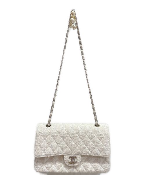 CHANEL（シャネル）CHANEL (シャネル) ファッションパールツイードマトラッセ ホワイト サイズ:25の古着・服飾アイテム
