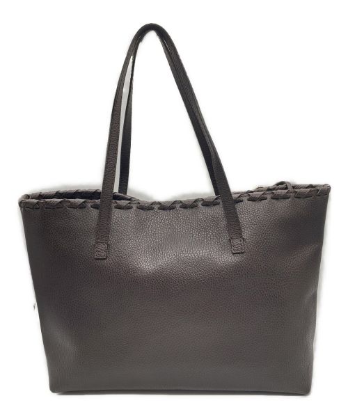 GUCCI（グッチ）GUCCI (グッチ) タッセルチャームトートバッグ ブラウン サイズ:-の古着・服飾アイテム