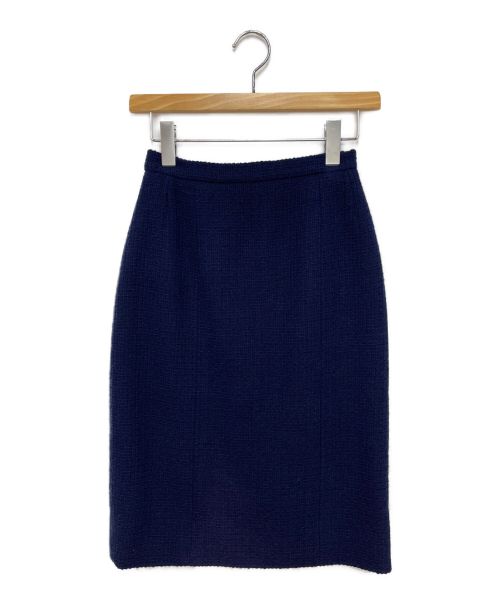 CHANEL（シャネル）CHANEL (シャネル) ツィード シャネルセットアップ ネイビー サイズ:-の古着・服飾アイテム