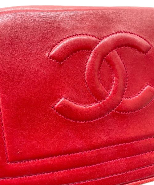 CHANEL（シャネル）CHANEL (シャネル) ココマークショルダーバッグ レッド サイズ:-の古着・服飾アイテム