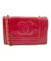 CHANEL（シャネル）の古着「ココマークショルダーバッグ」｜レッド