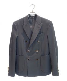 LOUIS VUITTON（ルイ ヴィトン）の古着「ダブルブレストテーラードジャケット」｜ブラック