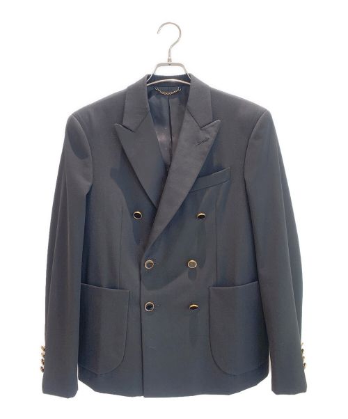 LOUIS VUITTON（ルイ ヴィトン）LOUIS VUITTON (ルイ ヴィトン) ダブルブレストテーラードジャケット ブラック サイズ:44の古着・服飾アイテム