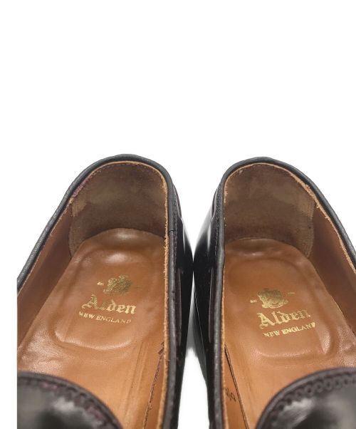 Alden（オールデン）Alden (オールデン) コードバンタッセルローファー バーガンディー サイズ:7 1/2Dの古着・服飾アイテム