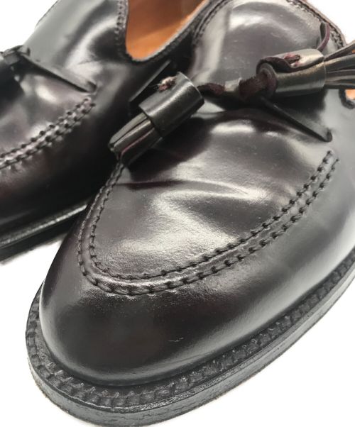 Alden（オールデン）Alden (オールデン) コードバンタッセルローファー バーガンディー サイズ:7 1/2Dの古着・服飾アイテム