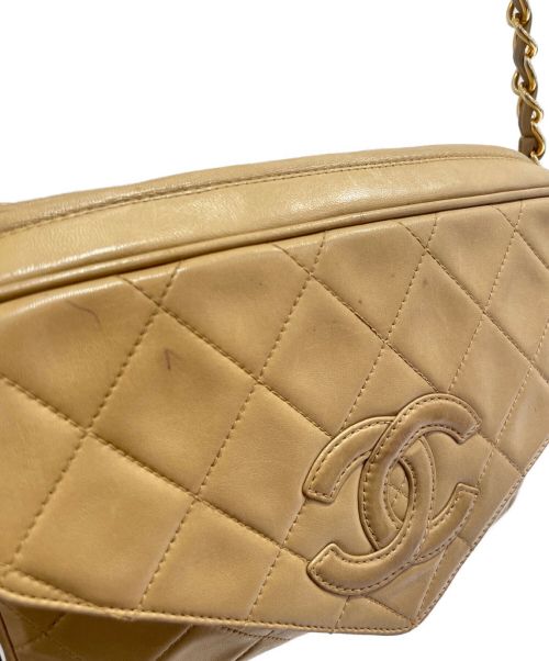 CHANEL（シャネル）CHANEL (シャネル) フリンジココマークショルダーバッグ ベージュ サイズ:-の古着・服飾アイテム