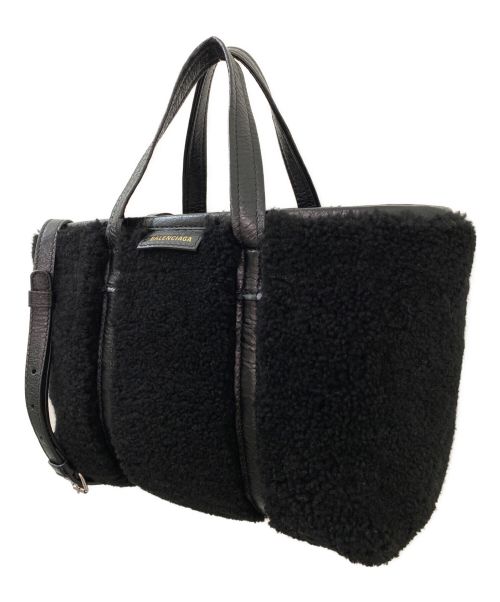 BALENCIAGA（バレンシアガ）BALENCIAGA (バレンシアガ) BARBES EAST WEST SHOPPER BAG ブラック サイズ:Sの古着・服飾アイテム