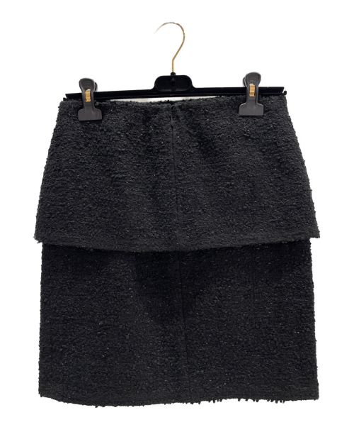 CHANEL（シャネル）CHANEL (シャネル) セットアップツイードジャケット ブラック サイズ:34&36の古着・服飾アイテム
