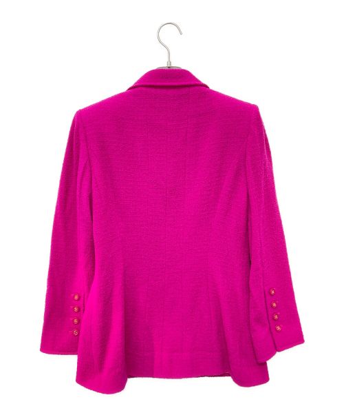 CHANEL（シャネル）CHANEL (シャネル) ツイードジャケット ピンク サイズ:40の古着・服飾アイテム
