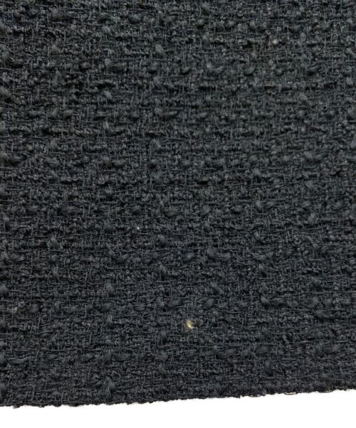 CHANEL（シャネル）CHANEL (シャネル) ツイードセットアップ ブラック サイズ:38の古着・服飾アイテム