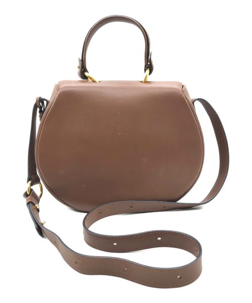DELVAUX（デルヴォー）DELVAUX (デルヴォー) 2WAYショルダーバッグ ブラウン サイズ:-の古着・服飾アイテム